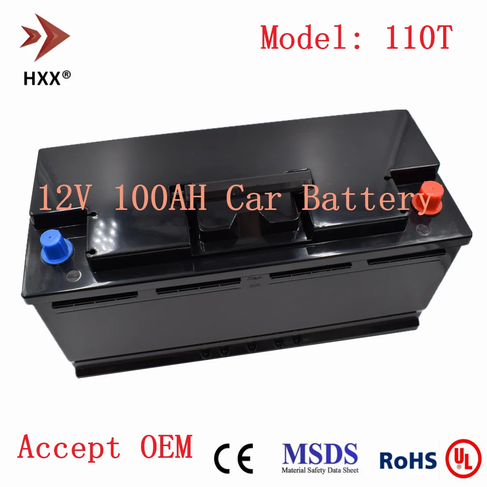 Lifepo4 12V автомобильный литиевый аккумулятор 100AH CCA 1500A Autos для замены свинцовой