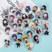 kimetsu no yaiba demon slayer japanese anime icons hard enamel pin badge pins backpack decoration jewelry accessories gifts