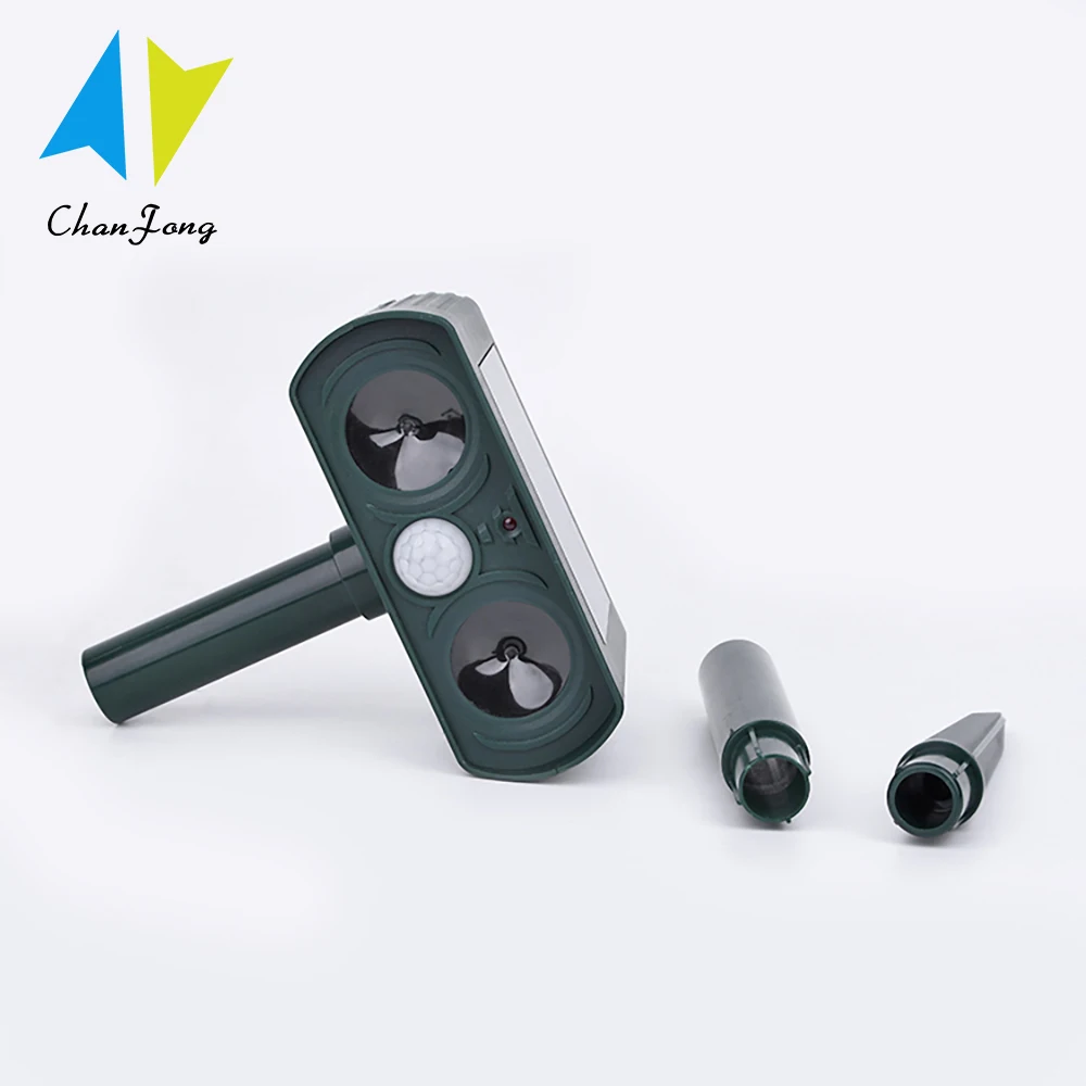 Ультразвуковой отпугиватель животных на солнечной батарее средство для защиты