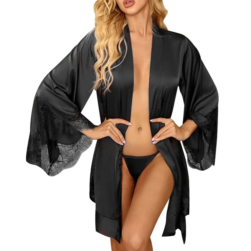 

Женская пижама, халат, сексуальная ночная рубашка для женщин, халаты, домашняя одежда 2021, осенняя ночная рубашка, одежда для сна