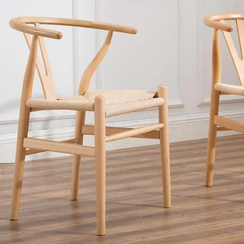 Китайский Стиль стул твердый деревянный ресторана Nordic стулья для кафе или