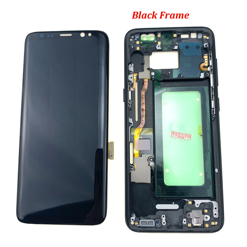 Оригинальный ЖК экран для Samsung S8 Plus G950F G955F дисплей Galaxy комплект сенсорного экрана