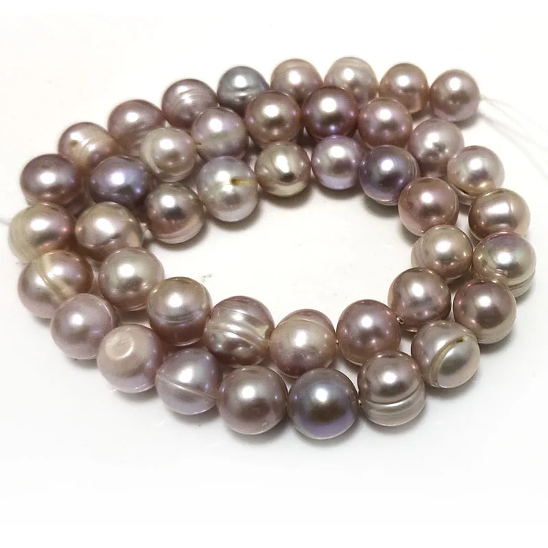 

16 inches A+ 9-10mm High Luster Natural Lavender Potato Fresh water Pearl Loose Strand