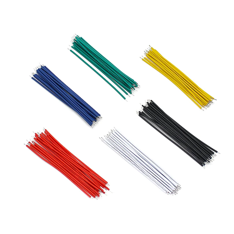 120 шт./лот 24AWG Оловянная макетная плата PCB паяльный кабель 8 см электронный провод