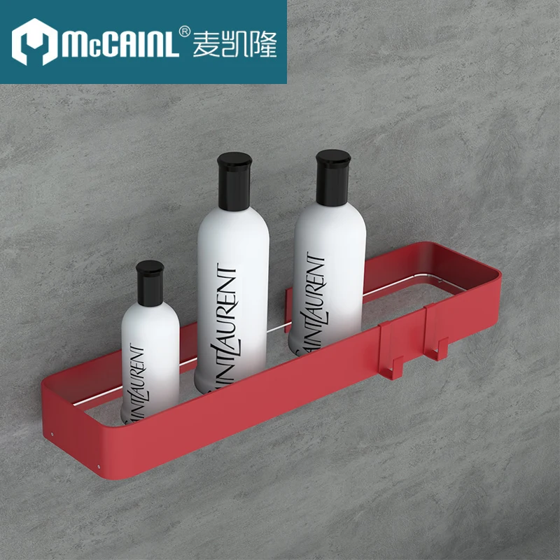 

Red Bathroom Hardware Set Toothbrush Holder Metal Bathroom Accessories Spray painting bathroom shelf towel rack soap dispenser