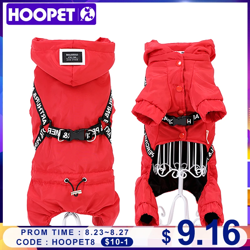 

HOOPET Dog Clothes Winter Warm Pet Dog Jacket Coat Puppy Chihuahua Clothing Hoodies For Small Medium Dogs Puppy Outfit