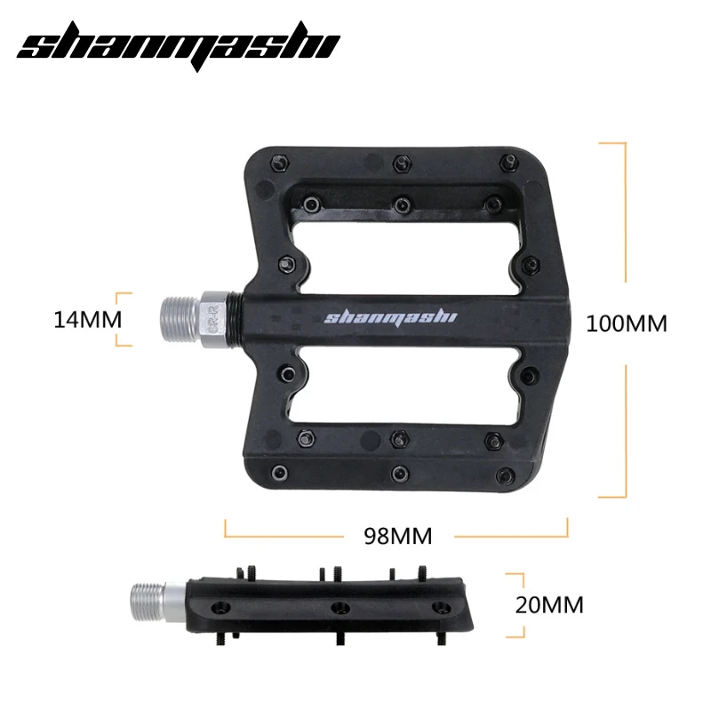SMS велосипедные педали нейлоновая педаль MTB дорожный велосипед нескользящая с