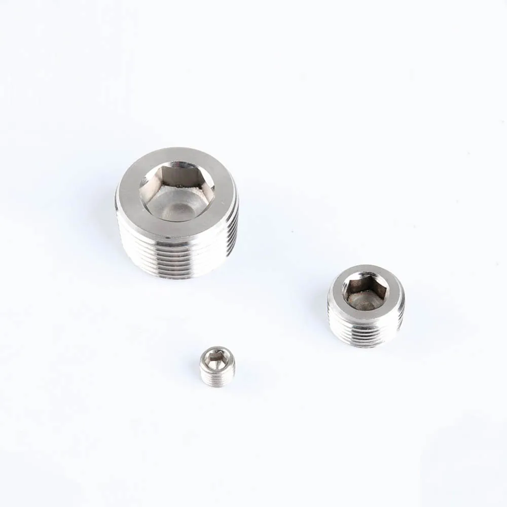 1/8 "1/4" 3/8 "1/2" 3/4 "1" 1 1/4 "1 1/2" 2 "BSP NPT Мужская потайная Торцевая вилка