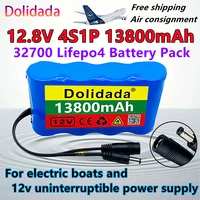 new 12 8v 32700 lifepo4 battery pack 4s1p 13 8ah with balanced 4s 40a bms for electric boat and 12v uninterruptible power supply
