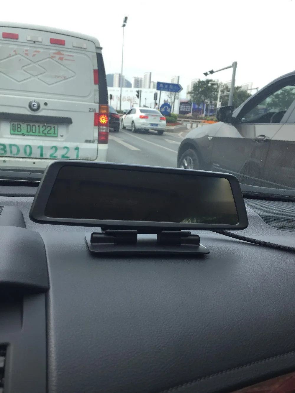 Newest 12" Android 8.1 Car DVRs Camera 2G+32G GPS Navi Center Console Mirror Dual 1080P Recorder 4G Wifi ADAS Dash cam FM