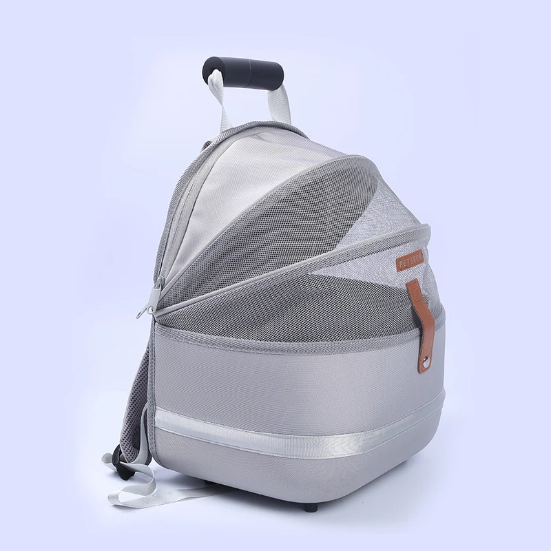 MAMY-mochila transpirable port&aacute;til para mascotas, bolsa de transporte para perros peque&ntilde;os, accesorios para gatos-1