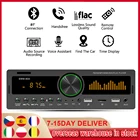 Автомобильный радиоприемник 1 Din, стерео, USB, SD, AUX, вход, локатор, FM-радио с дистанционным управлением на руль, автомобильный mp3-плеер