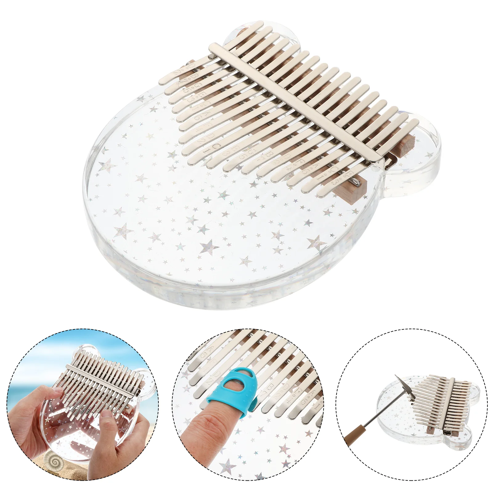 

Мини-пианино Kalimba, 1 комплект, пианино для большого пальца, мини-калимба, музыкальный инструмент, подарок
