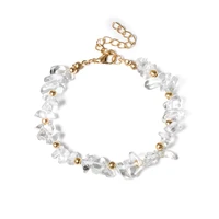 trendy irregular geometry stone bracelet alloy bracelet on hand women bracelet accessories fashion jewellery the best gift