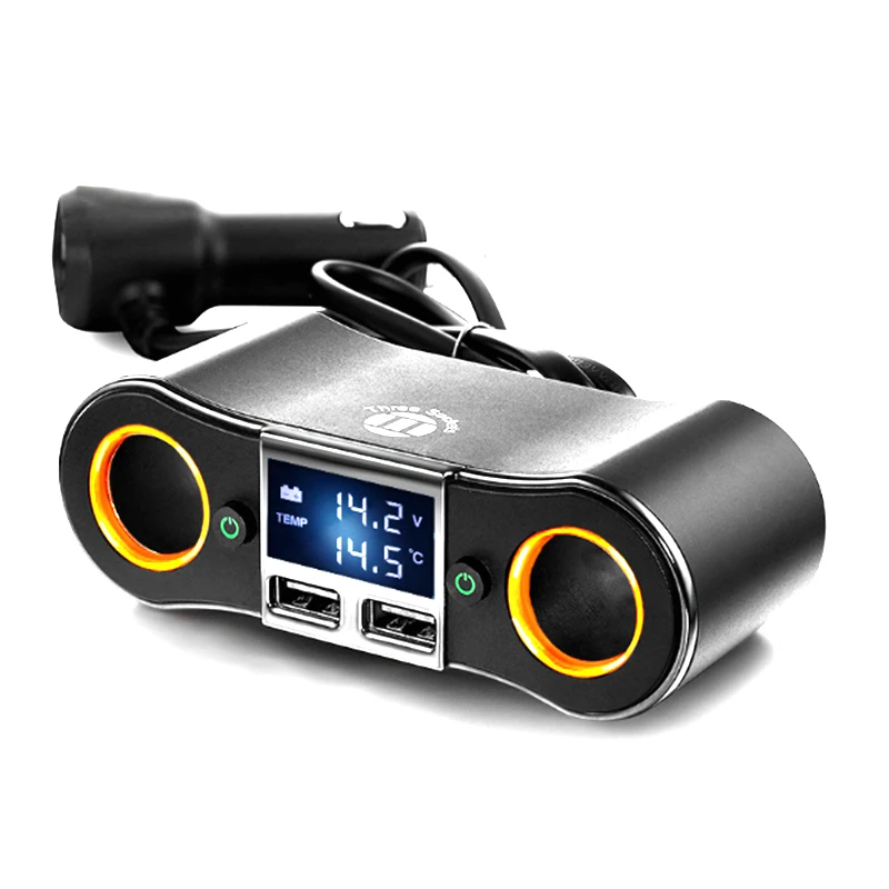 Автомобильное зарядное устройство NB02 с двумя USB-портами 80 Вт 5 В мА | Автомобили и