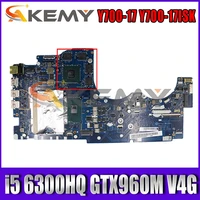 by511 nm a541 motherboard for lenovo y700 17 y700 17isk notebook motherboard cpu i5 6300hq gtx960m v4g ddr4 100 test work
