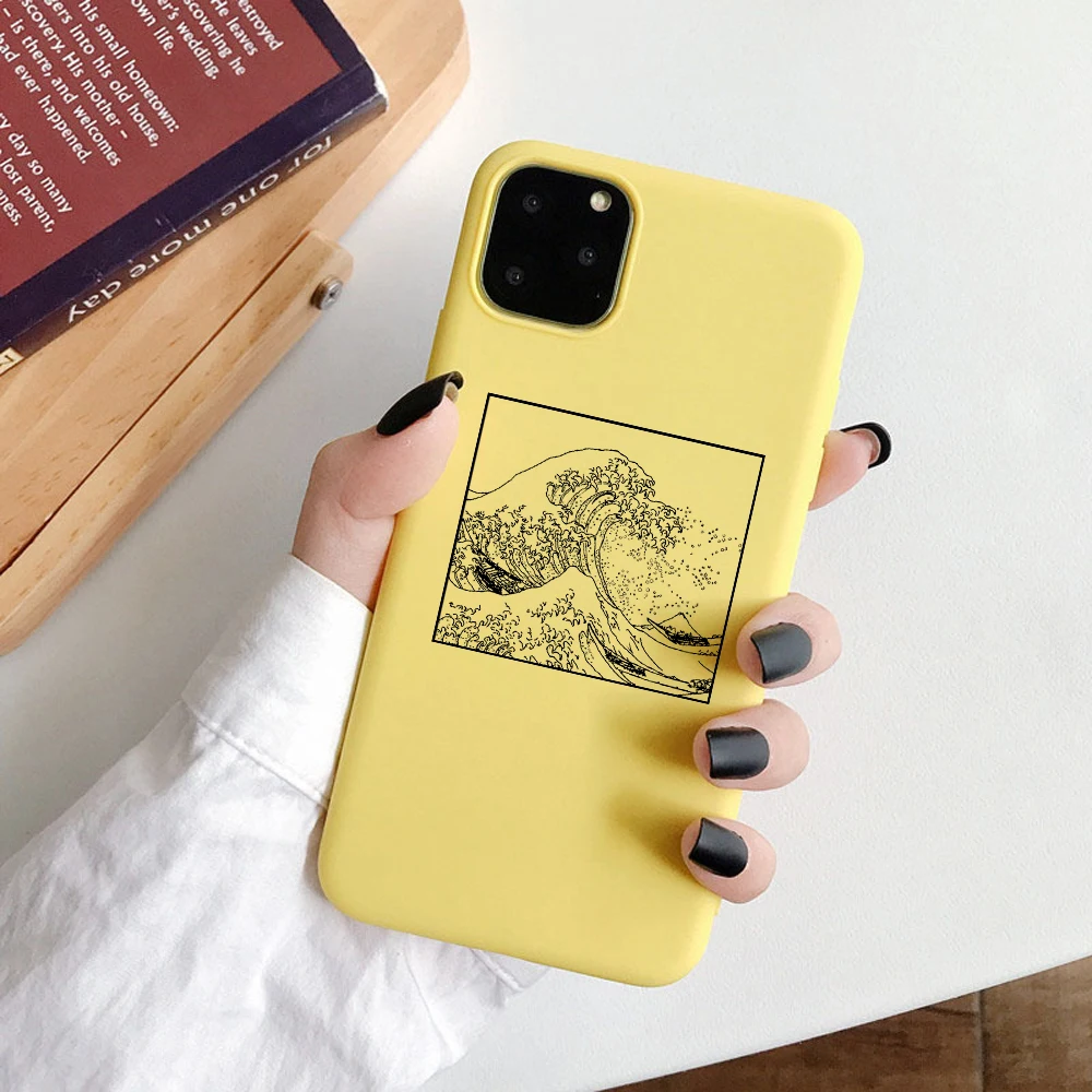 Силиконовый чехол для телефона iPhone X, XR, XS Max, 7, 8, 6, 6S Plus, 5SE, модная задняя крышка с абстрактным рисунком Давида, чехол для iPhone 11 Pro
