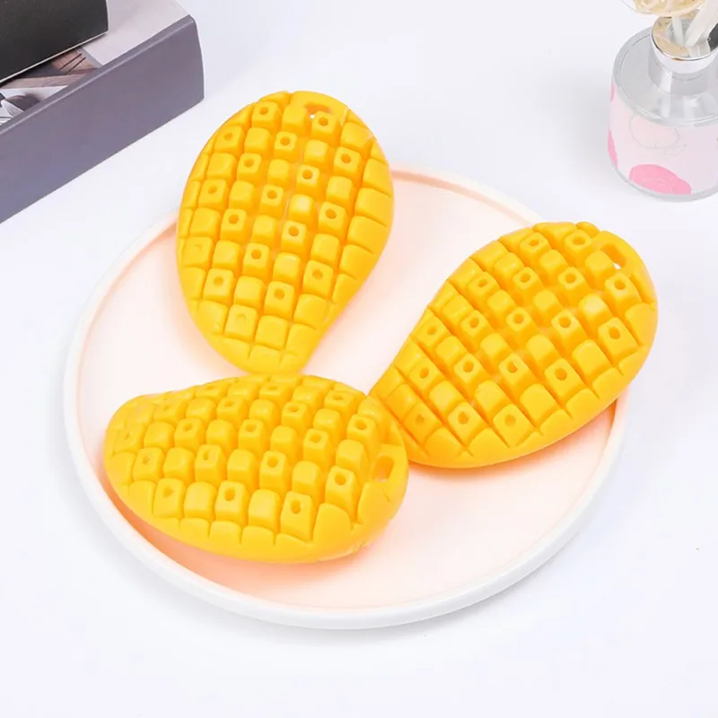 

Pet Dog Cartoon Squeak Toy Scales Tooth Resistant Molar Stick Toys Puppy Playing Non-toxic Mango Design Supplies