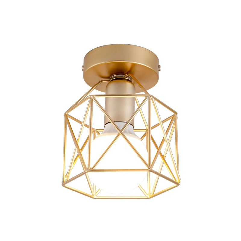 

Minimalism Gold Shade home decoration ceiling lights Metal Household Accessories ceiling Lmap lamp