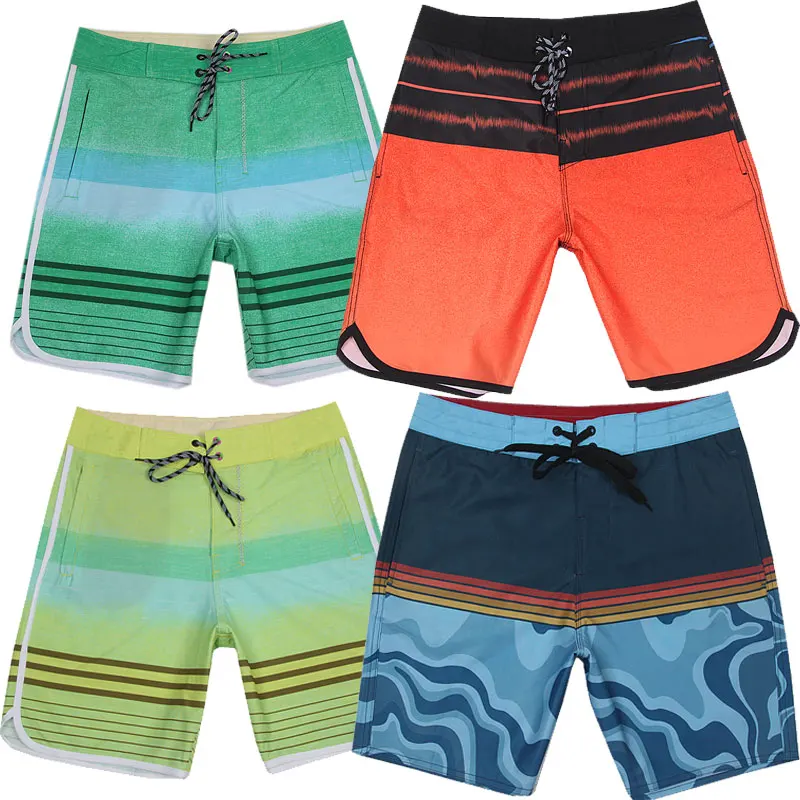 Printed beach pants men in loose resort beach surf pants swimming trunks wear medium pants Hawaii fitness running shorts