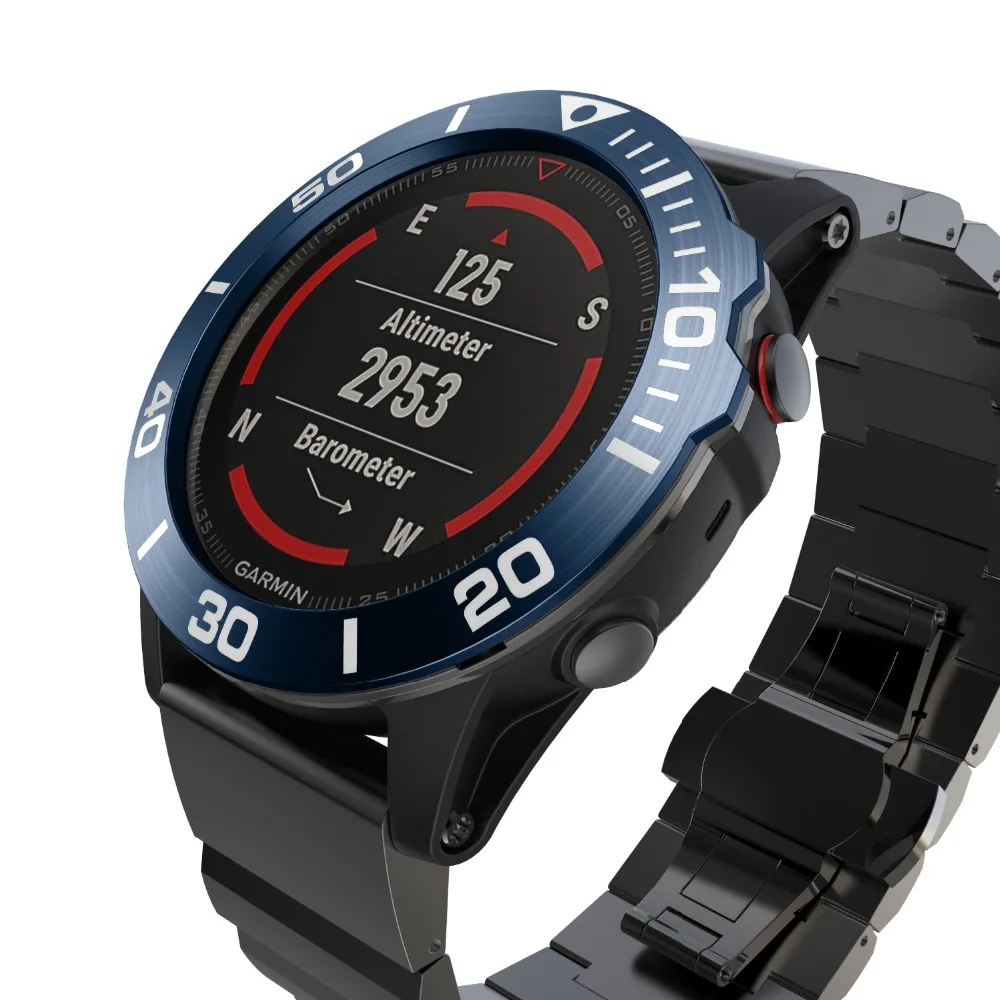 Безель, кольцо, умные аксессуары для Garmin Fenix 5 5X3 3HR, браслет для часов, клейкая крышка, металлическое кольцо с защитой от царапин, Безель