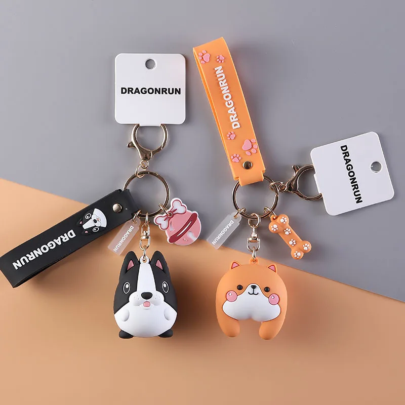 Корги Farts аксессуары для ключей день крепеж собака кулон брелки прекрасный Ins