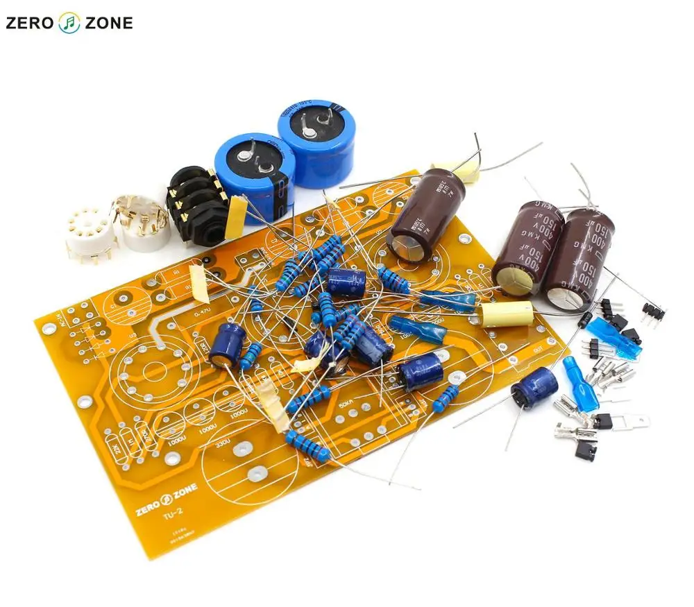 

GZLOZONE TU-2 Modified WCF 6N2+6N6 / 6922 Tube Headphone Amplifier Kit Without Tubes + ALPS Potentiometer
