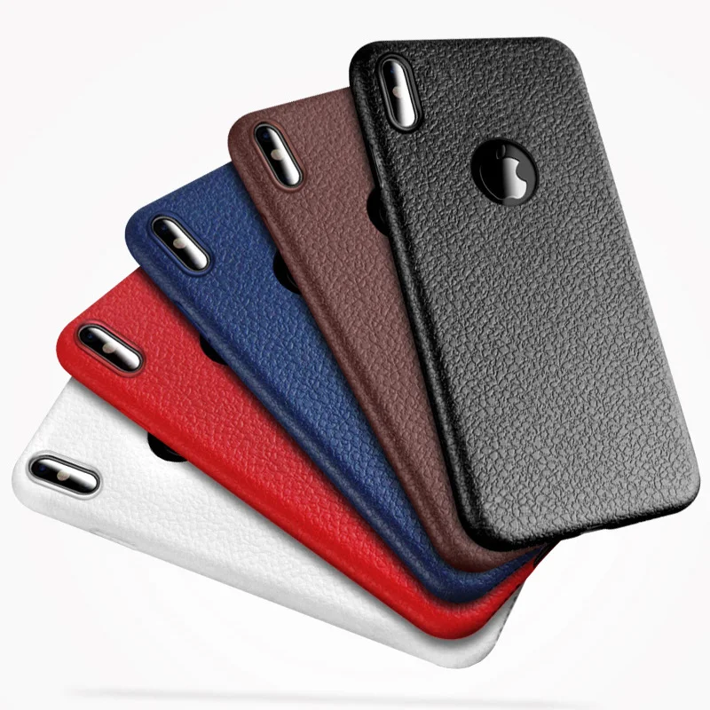 Высококачественный Мягкий защитный чехол из ТПУ со складками для Apple iPhone X XR XS Max 8 7