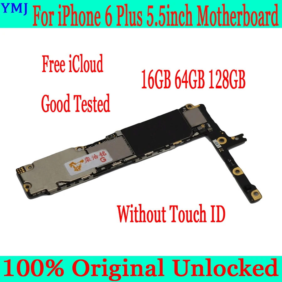 Материнская плата для iphone 6 Plus с/без Touch ID 100% оригинальная материнская + Бесплатный