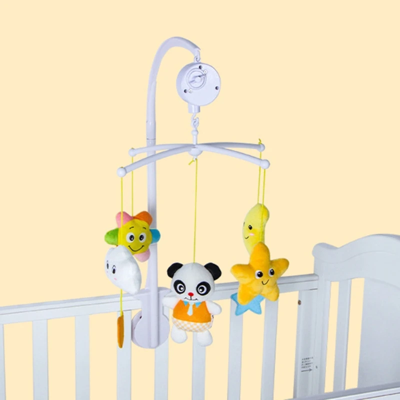 

Baby Crib Mobile Rattle Music Rotating Bed Bell Wind up Musical Box Infant Cot Toy Decoration for Newborn Boys Girls