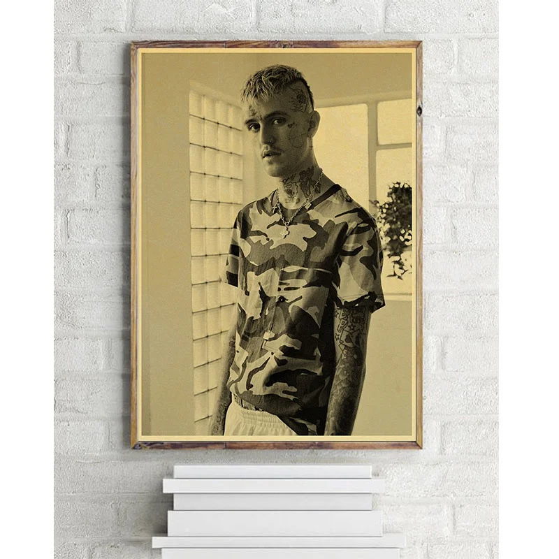 Lil Peep хип-хоп певица плакат Современная живопись настенные художественные картины стена спальни, декоративный плакат
