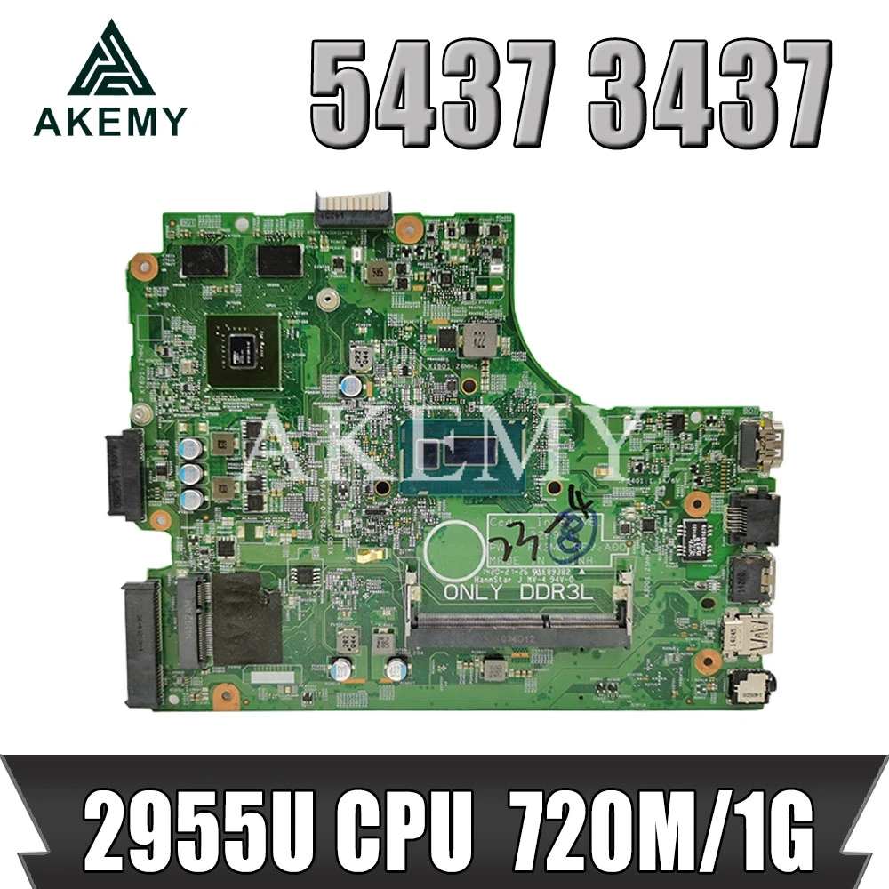 CN 0Y5JJK Y5JJK для For DELL Inspiron 3437 5437 материнская плата ноутбука DOE40 HSW 12314 1 PWB:VF0MH REV:A00 2955U