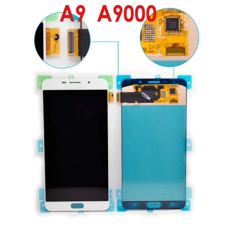 

Оригинальный Amoled для Samsung Galaxy A9, A9000, A900 SM-A9000, ЖК-дисплей с сенсорной панелью, дигитайзер, запасные части
