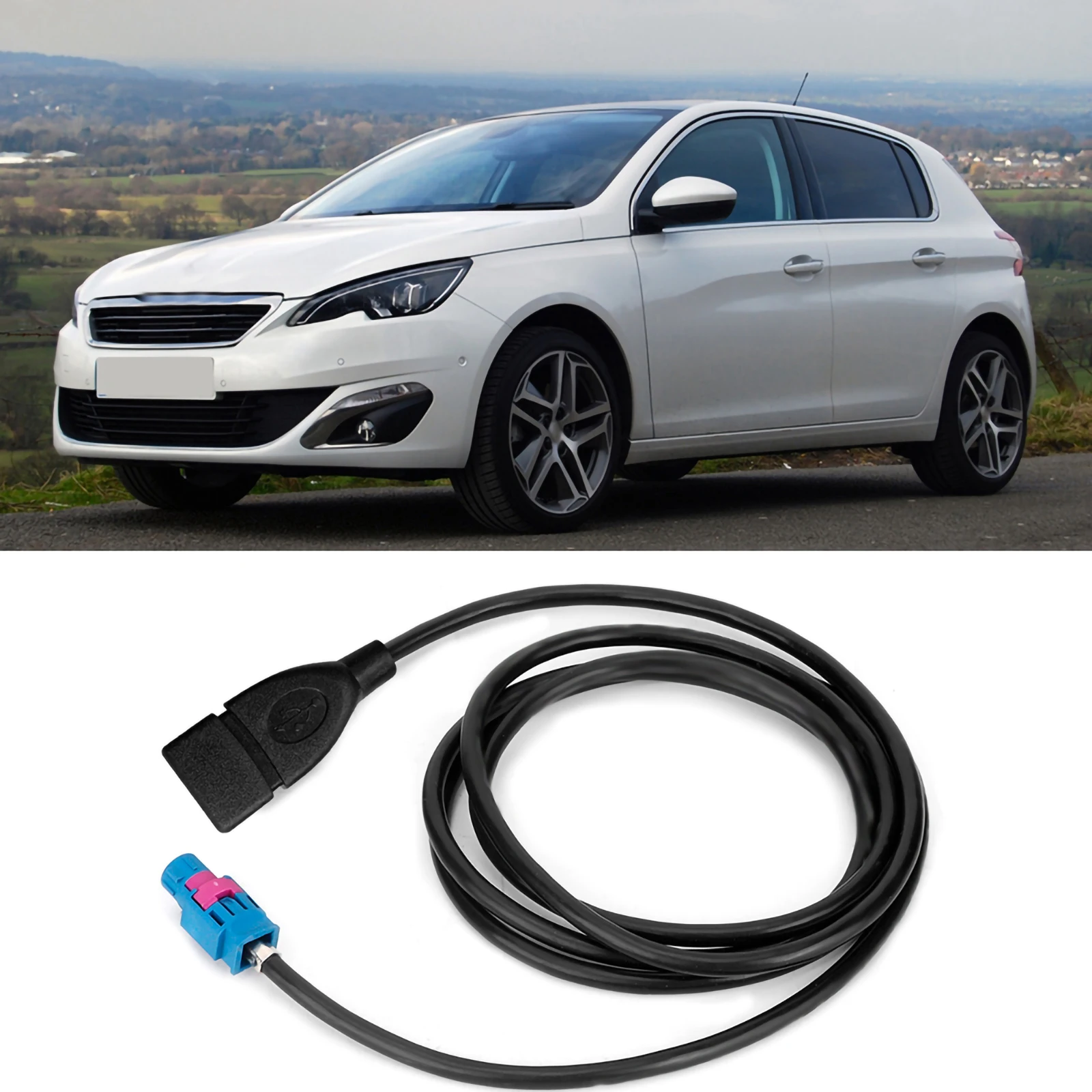 

Host Control Screen USB Cable Fit For Peugeot 308 308s 408 Citroen RCC Car Electronics Accessories