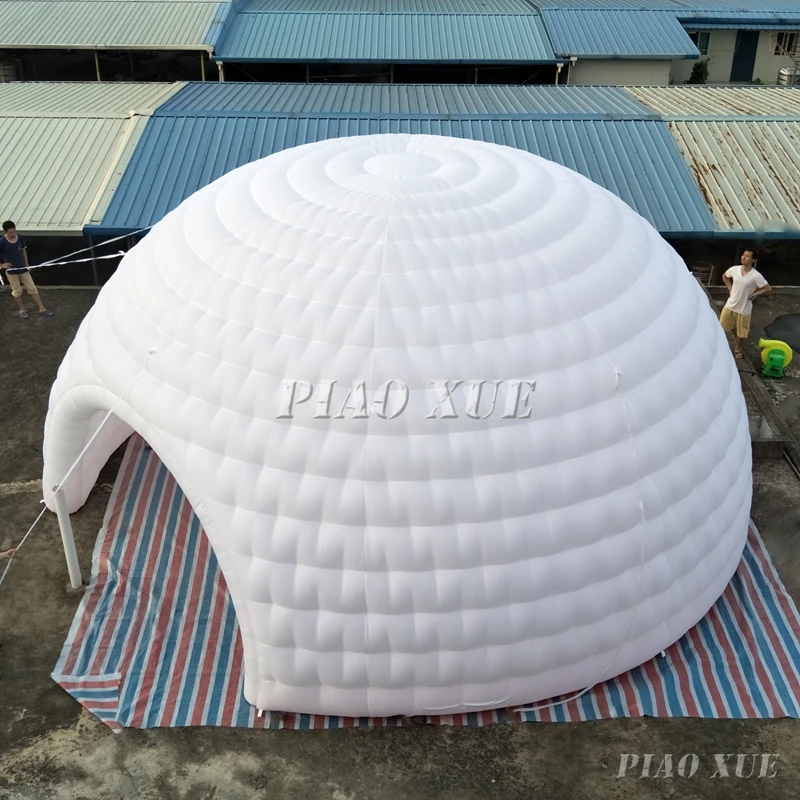 

Гигантская портативная надувная палатка Igloo, наружная купольная вечеривечерние, вигвам с воздуходувкой для рекламы и украшения