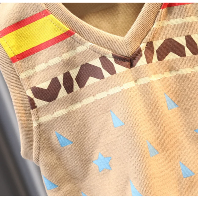 

New Children Clothing Autumn Baby Clothes Suit Boys Casual Vest Shirt Pants 3 Piece Sets Newborn Fashion Costume Kids Tracksuits
