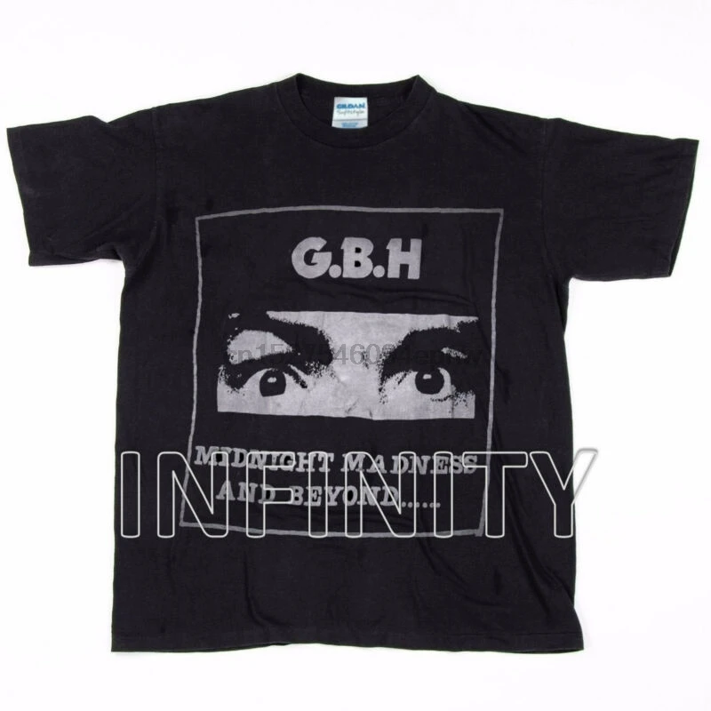 G.B.H. Винтажная футболка в стиле MIDNIGHT MADNESS с принтом панк GBH gildan reprint S-XXL |