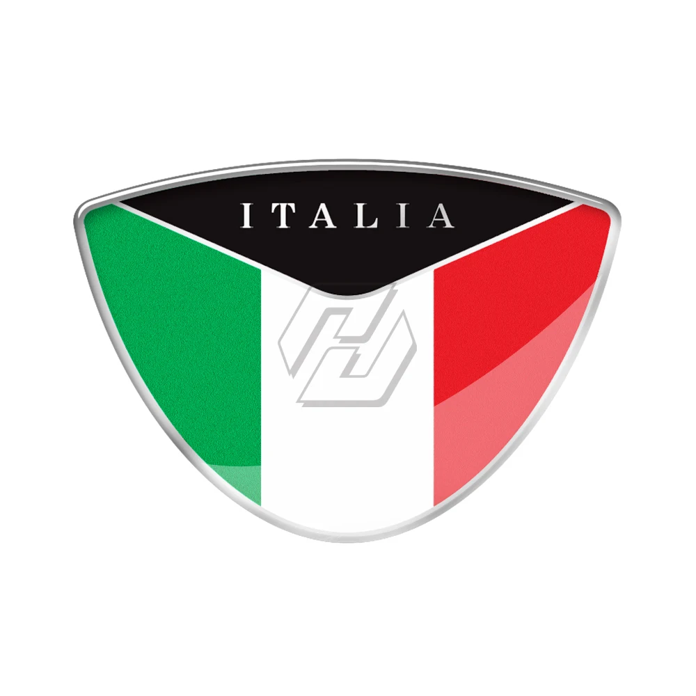 3D наклейка на мотоцикл из смолы итальянский флаг Чехол Для ducati triumph piaggio vespa MP3 ZIP PK