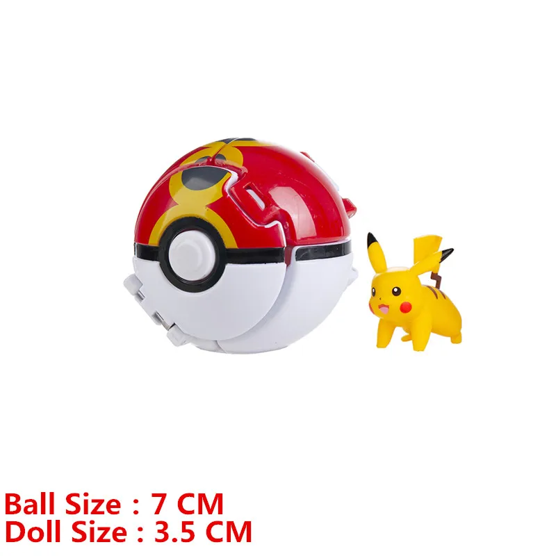 20 видов стилей Мячи покемона с Косплей Аниме Фигурка Пикачу Сквиртл чармандер Eevee