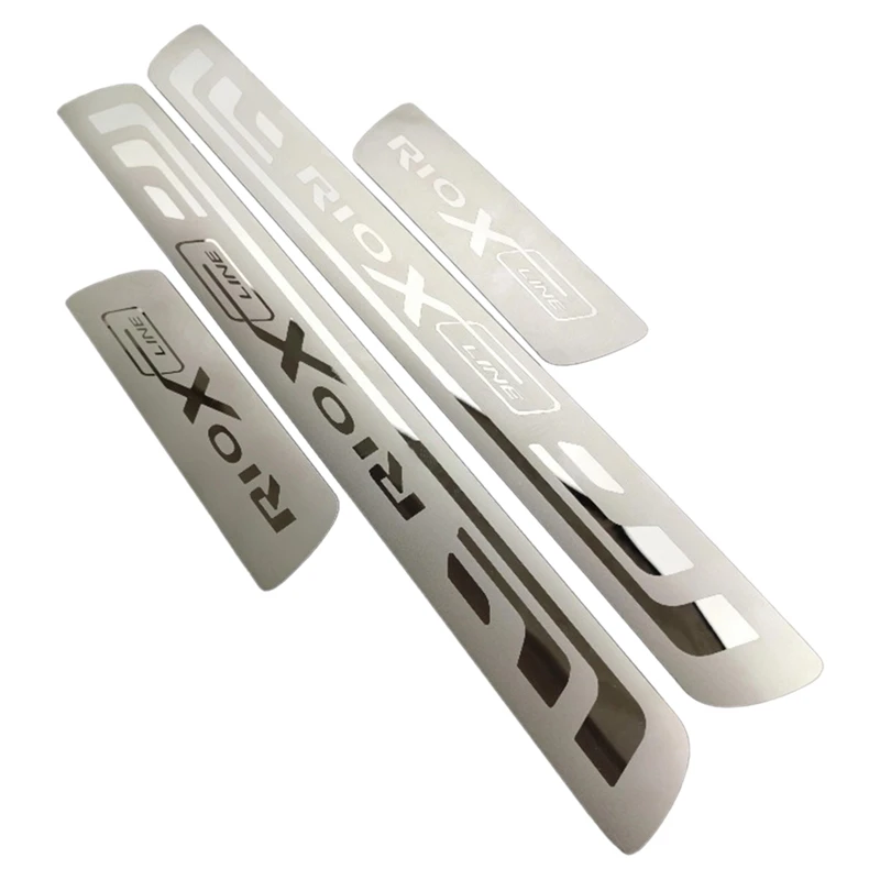 Автомобильные стильные аксессуары из нержавеющей стали Накладка на порог защита