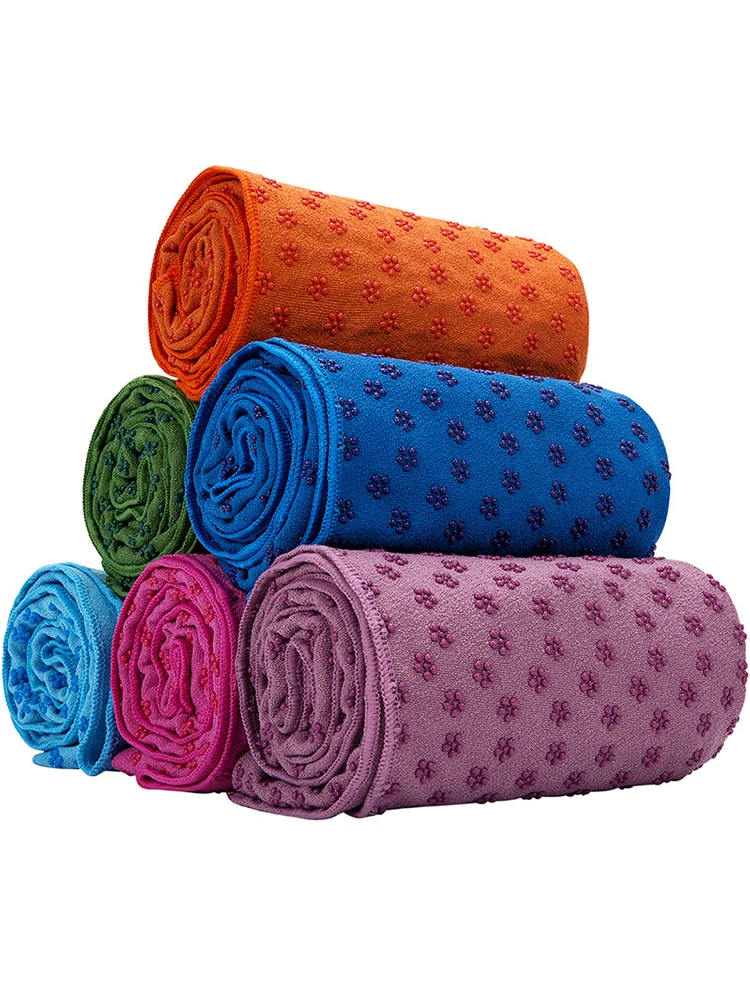 Силиконовые ручки для пола нескользящий коврик йоги мягкое полотенце микрофибра