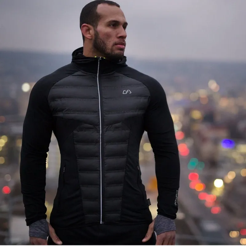 

Winter Sports Men's Parkas Warm Windproof Couple Outdoor Jackets Breathable Thick Hooded Coat Full Zip Slim Gym Wear for Autumn