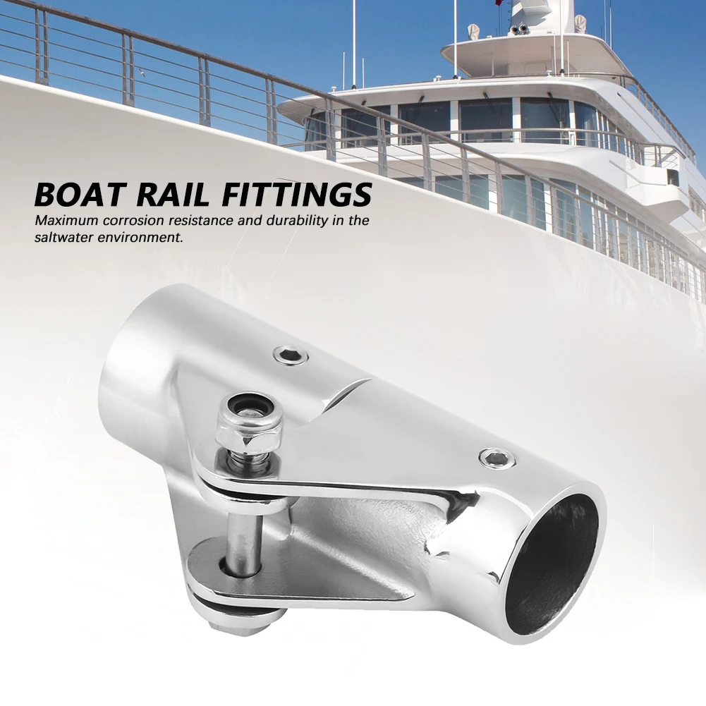 Stainless Steel Folding Swivel Connector Boat Rail Tube Pipe Fittings for Marine Yacht | Автомобили и мотоциклы