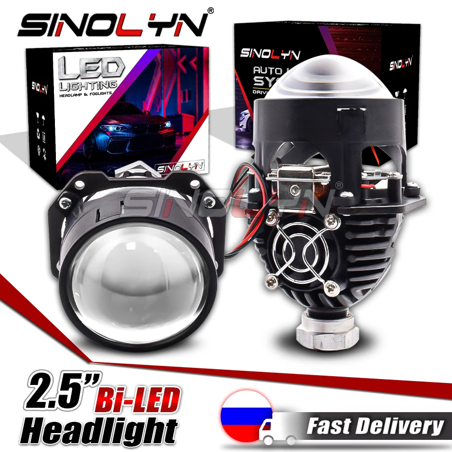 Дешево Sinolyn ангельские глазки Bi светодиодные линзы гало фары проекторы для H4 H7 H1 9005 9006 Автомобильные фары дальний и ближний свет 2,5 дюймов светодиод... Продажа Sinolyn ангельские глазки Bi светодиодные линзы гало фары проекторы для H4 H7 H1 9005 9006 Автомобильные фары дальний и ближний свет 2,5 дюймов светодиод...