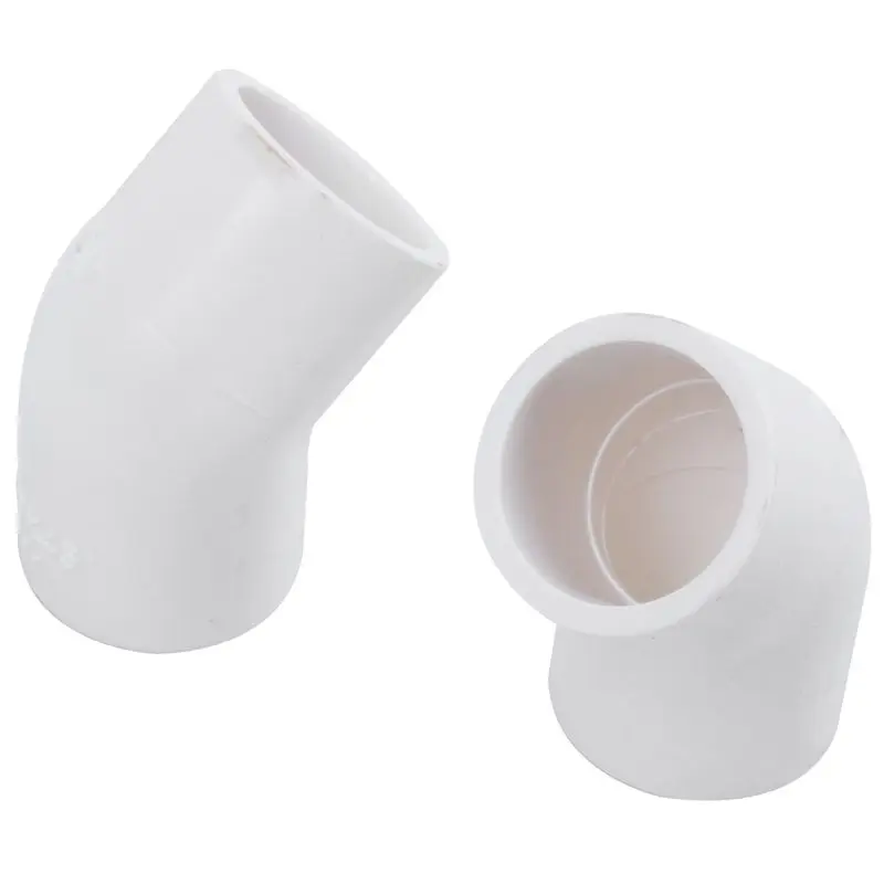 PVC-U 20 мм соединитель адаптера дренажной трубы 45 градусов Локоть Белый 5 шт |