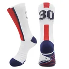 Модные мужские футбольные носки, нескользящие носки для активного отдыха, велоспорта, дышащие тканевые спортивные носки, мужские сетчатые баскетбольные Носки для бега