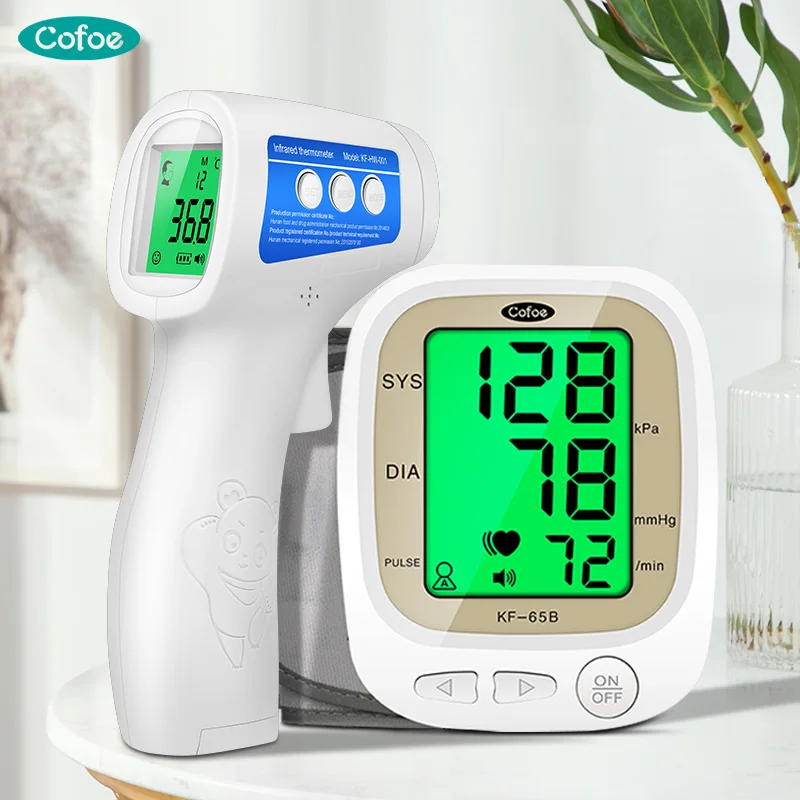 Cofoe Автоматический монитор артериального давления измеритель пульса верхней