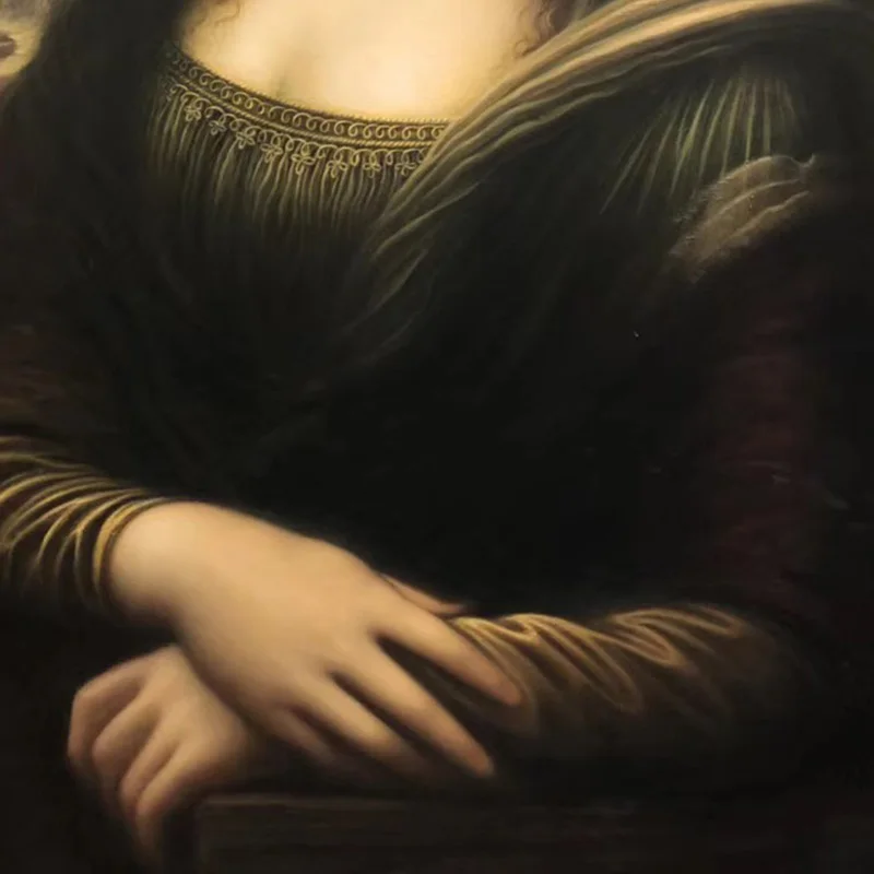 KOWELL 100% классическая картина маслом с улыбкой Моны Лизы ручная роспись Картина на