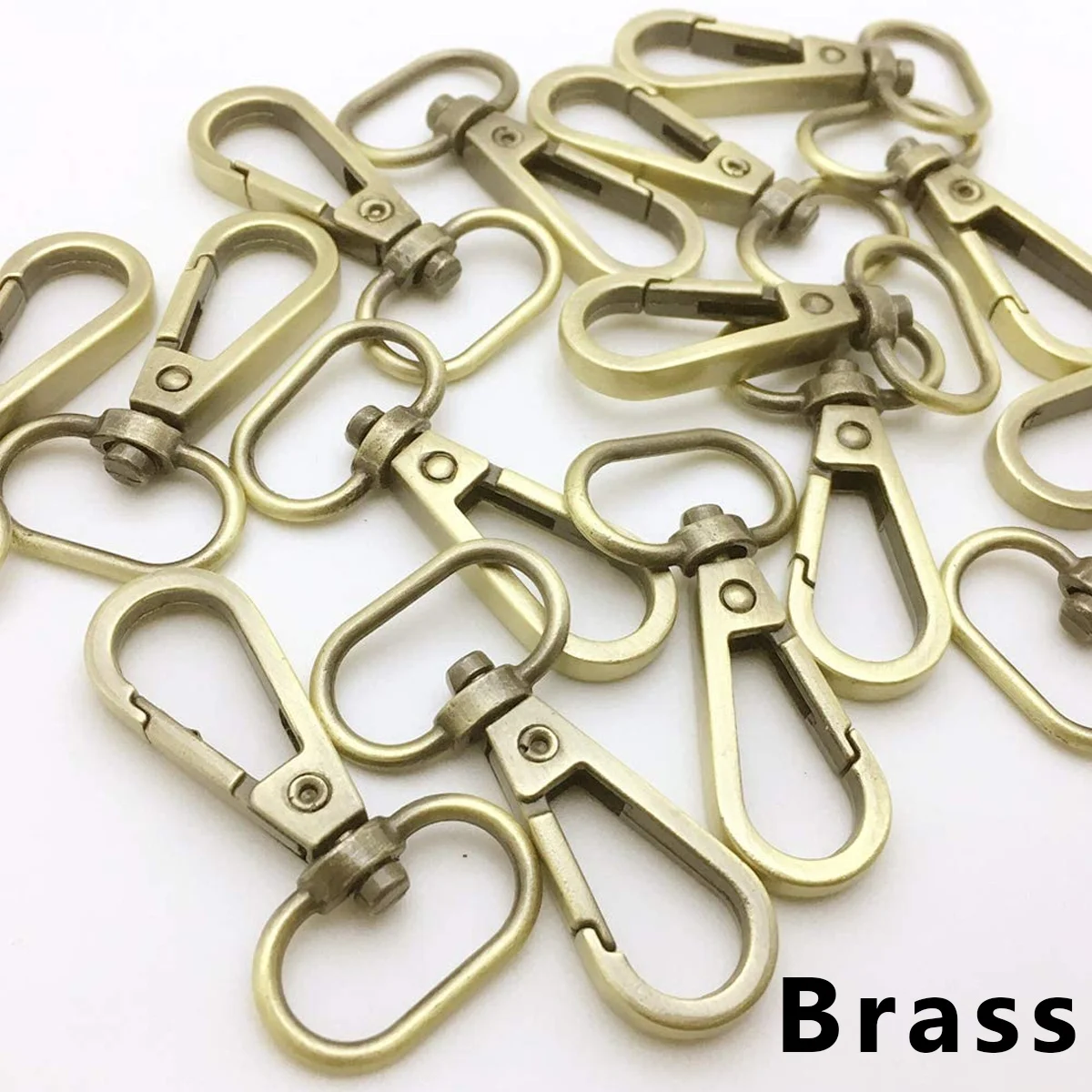 10 шт. овальное кольцо застежка карабин поворотный крючок для ремня нажимные