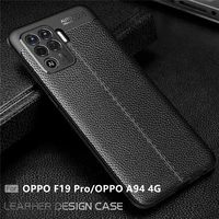 for oppo a94 case for oppo a94 capas coque shockproof tpu bumper soft cover leather for fundas oppo f19 pro a94 4g cover 6 43